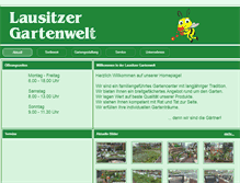 Tablet Screenshot of lausitzer-gartenwelt.de